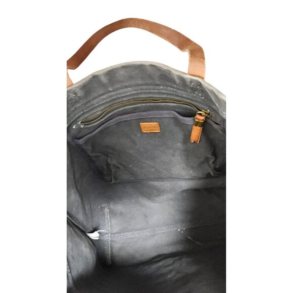 Madewell Gray Tote Bag with Leather Handles - Picture 6 of 13